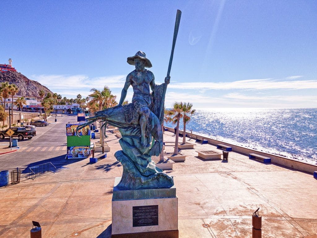 El Camaronero - Shrimp Fisherman Statue