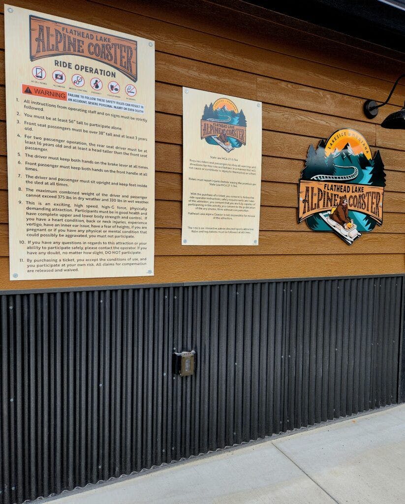 Flathead Lake Alpine Coaster
